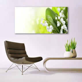 Obraz Canvas Konwalie Liście Kwiaty Łąka
