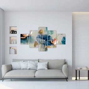 Obraz z kwiatami (125x70 cm)