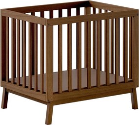 Brązowy kojec dla dzieci z litego drewna sosnowego 95x75 cm Sezane – Vipack