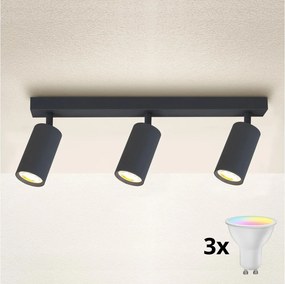 Brilagi - LED ściemnialna oprawa punktowa SELE 3xGU10/6W/230V antracyt