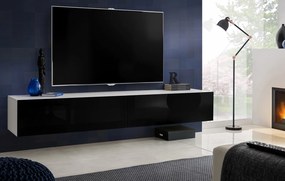 Wisząca szafka pod telewizor T34-200 z frontami w połysku
