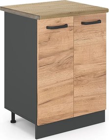 Szafki kuchenne złoty dąb energetyczny 60x60x81.6 r-line