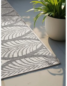Dywan odpowiedni na zewnątrz w szaro-śmietankowym kolorze 160x230 cm Duet Liora – NORTHRUGS