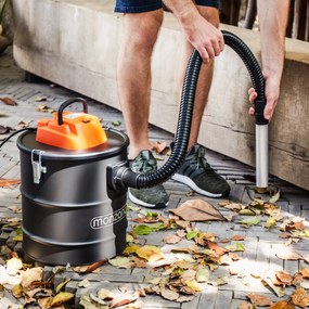 Odkurzacz do popiołu BENEDIKT, 1200 W, 18 kPa, czarny/pomarańczowy Monzana