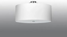 Biały minimalistyczny plafon LED 70 cm - EX677-Otti