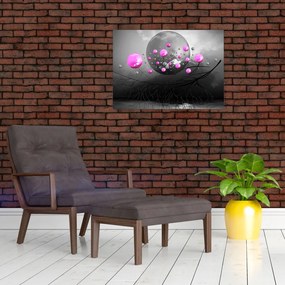 Obraz różowych kul (70x50 cm)