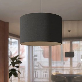 Czarna minimalistyczna lampa z abażurem - A654 Vismos 3X