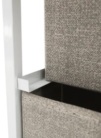 Komoda z szufladami z tkaniny OFELIA, biały