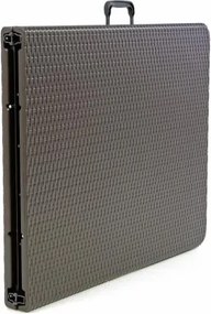 Ogrodowy stół składany z ratanowym wzorem - 180 x 75 cm