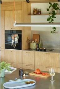 Szara lampa wisząca LED ze ściemniaczem Interplay – Hübsch