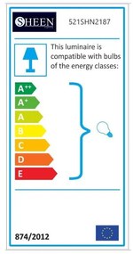 Kinkiet w czarno-złotym kolorze ø 26 cm Berceste – Opviq lights