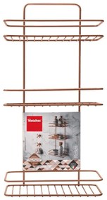 3-poziomowa półka łazienkowa Metaltex Copper