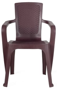 Fotel rattanowy Brown 52 x 56 x 84 cm