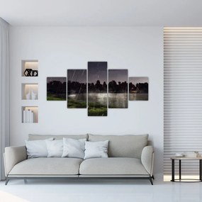 Obraz - Deszczowy wieczór (125x70 cm)