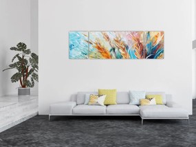 Obraz - Pszenica, abstrakcja (170x50 cm)