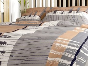 PrzytulneMieszkanie.pl PrzytulneMieszkanie.pl Bawełniana pościel PINIA szara Rozmiar pościeli: 70 x 90 cm | 140 x 200 cm