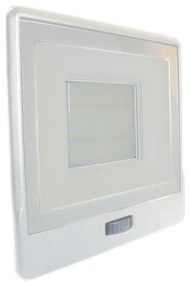 LED Reflektor z czujnikiem LED/50W/230V 4000K IP65 biały