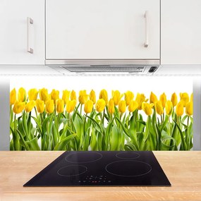 Panel Szklany Tulipany w Porannym Słońcu