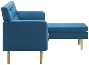 Tapicerowana pikowana sofa Kova 2B - niebieska