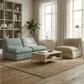 Coco Living Zestaw Nuvia Living 3-osobowy – szałwia i piaskowy