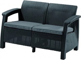 Sofa CORFU LOVE SEAT - antracyt