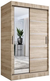 Szafa przesuwna 120 cm dąb sonoma - Ebia 3X