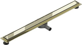 Mexen Flat 360° M13 odpływ liniowy obrotowy 2w1 90 cm, złoty - 1510090-40