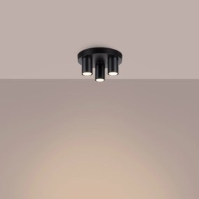 Plafon LAGOS 3P czarny SOLLUX  LIGHTING