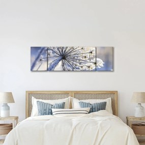 Obraz - Zamarznięty kwiat (170x50 cm)