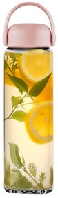 Różowa szklana butelka 540 ml Fuori – Vialli Design