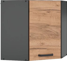 Szafka wisząca narożna złoty dąb energetyczny 57x34.1x60 r-line