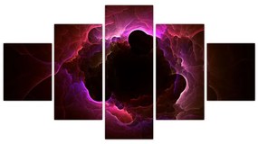 Obraz - abstrakcja chmur (125x70 cm)