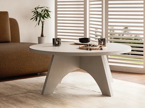 Stolik kawowy okrągły YUKO Ø90 cm Szary