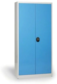 Szafa biurowa – zdemontowana, 1950 x 950 x 800 mm, szary/niebieski