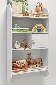 Kolorowa półka wisząca z szafką do pokoju dziecka i nastolatka Rainbow