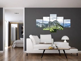 Obraz - Szczyty górskie (125x70 cm)
