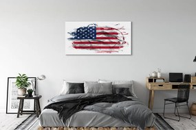 Obraz canvas na ścianę Flaga USA
