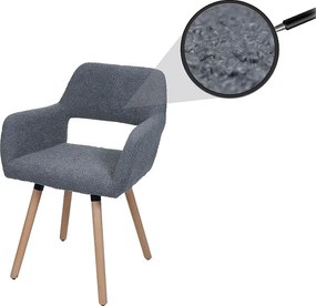 Krzesło do jadalni MCW-A50 II, ciemnoszary