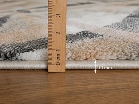 Dywan nowoczesny Fancy 100% Dywan Abstrakcja Beżowo-Szary 120 cm x 170 cm