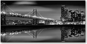 Foto obraz akryl San Francisco nocą