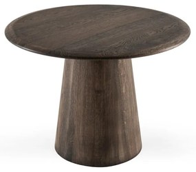Okrągły stolik z litego drewna dębowego ø 55 cm Mushroom – Gazzda