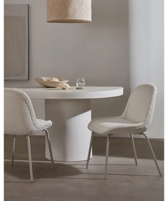 Okrągły betonowy stół ogrodowy ø 120 cm Aiguablava – Kave Home