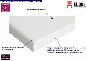Blat kuchenny Vokres 39X - biały