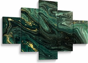 Obraz - Zielony marmur (125x70 cm)