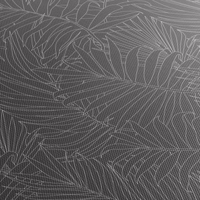 Obraz - Szare liście palmy (125x70 cm)