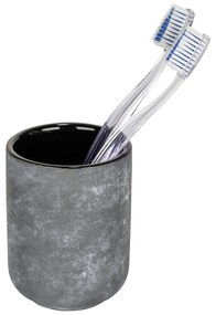 Szary kubek na szczoteczki do zębów ceramiczny Sacile – Wenko