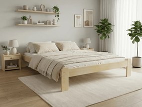 Łóżko ADA 140 x 200 cm, sosna Stelaż: Ze stelażem listwowym rolowanym, Materac: Materac Sommera