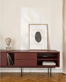 Bordowa szafka pod TV 189x61x42 cm Mod – noo.ma