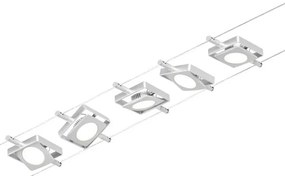 Paulmann 94420 - Zestaw 5x LED 4,5W MAC 230V matowy chrom