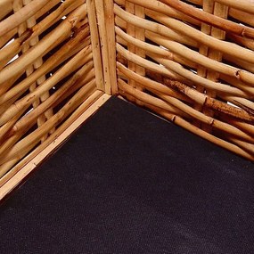 Rattanowa sofa dwuosobowa - Sigvart 2Q